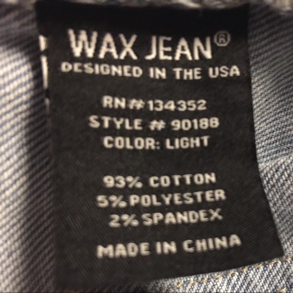 Wax jeans Los Angeles women’s distressed jeans 7 - Picture 8 of 8